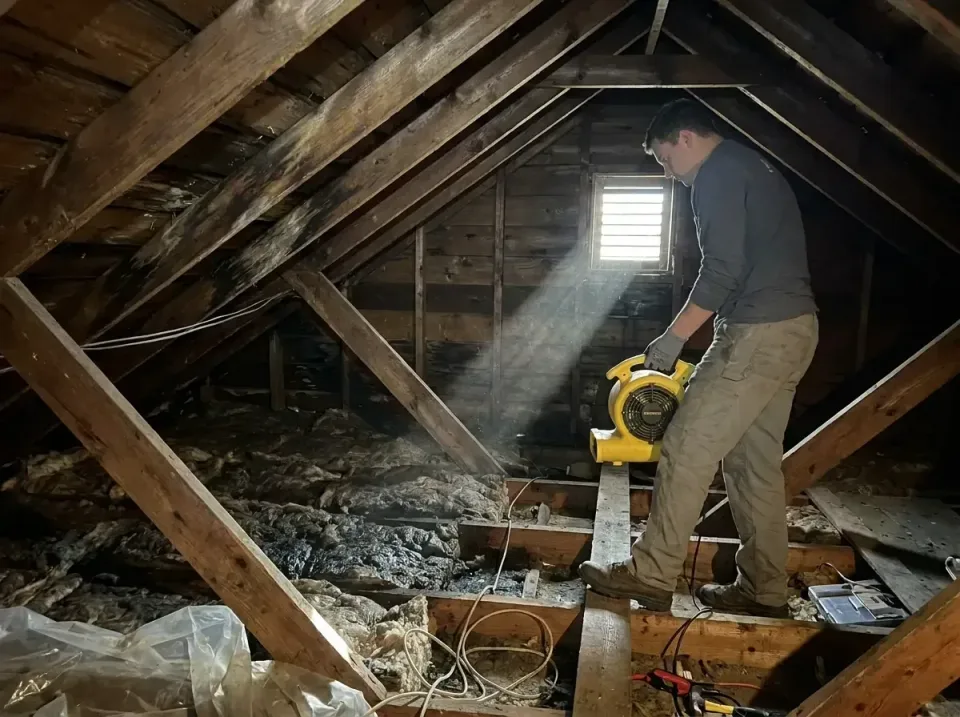 attic-water-damage-drying-proc-007 — frequently asked questions, Emergency Water Extraction & 24/7 Flood Response in Casey,…